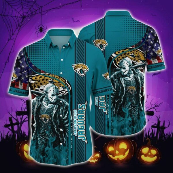 Jacksonville Jaguars Halloween Hawaiian Shirt 463210