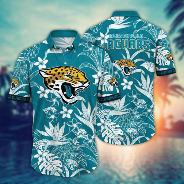 Jacksonville Jaguars Hawaiian Shirt Tropical Bloom Design 781333