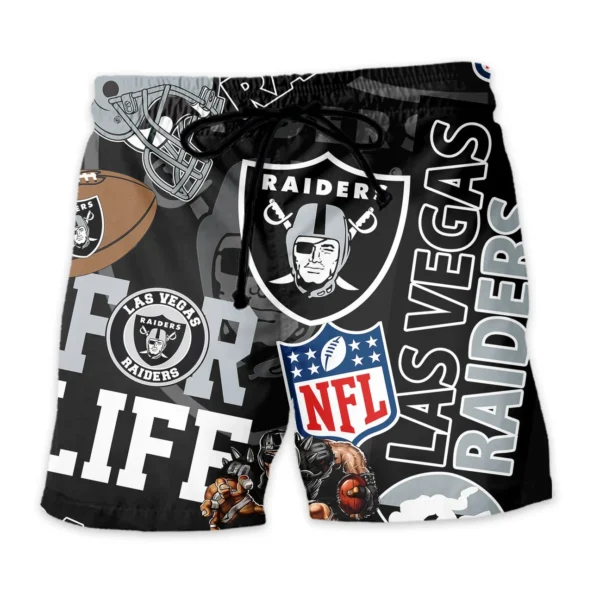 Las Vegas Raiders Hawaiian Shirt For Life 703386