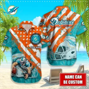 Miami Dolphins Hawaiian Shirt Custom AllStar Design 709098