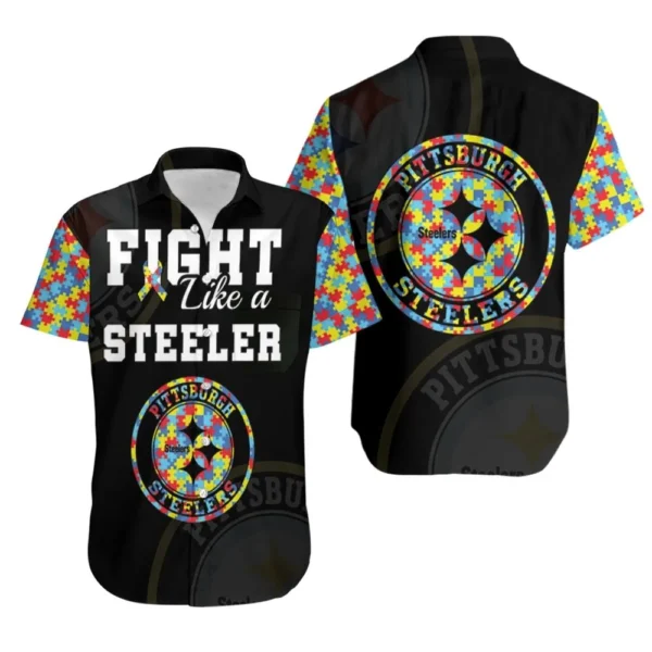Pittsburgh Steelers Autism Support Hawaiian Shirt 952587