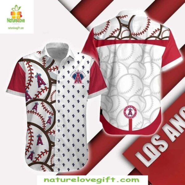 Los Angeles Angels MLB Hawaiian Shirt Classic Baseball Apparel