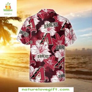 Arizona Diamondbacks Hibiscus Harmony MLB Hawaiian Shirt MLB Hawaiian Shirt Official Store Stylish Baseball Apparel 2