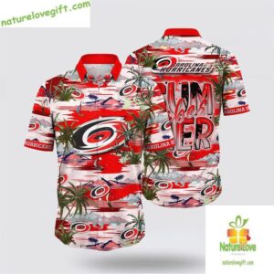 Carolina Hurricanes Hawaiian Shirt Tropical Summer LVHEYPO5H3