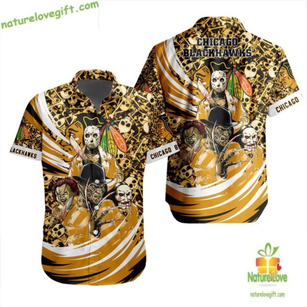 Chicago Blackhawks Halloween Hawaiian Shirt LV316FBDAEE4EBE5D0