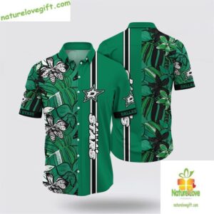 Dallas Stars NHL Hawaiian Shirt Tropical Forest Floral Summer LV-D6VGXJHP