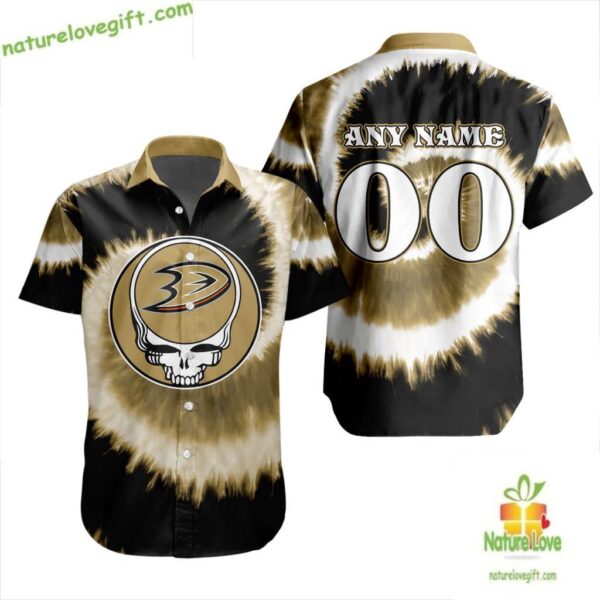Grateful Dead Tie Dye Hawaiian Shirt Anaheim Ducks LV415B22C26765BDE4