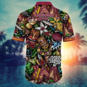 Arizona Cardinals Island Tiki Hawaiian Shirt