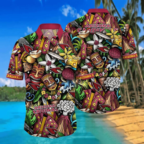 Arizona Cardinals Hawaiian Tiki Shirt 522437