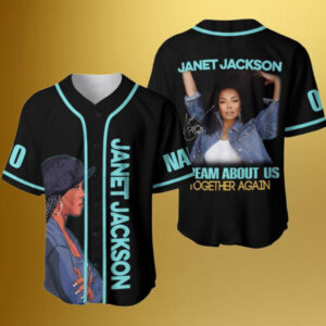 Custom Name & Number Janet Jackson Baseball Jersey Shirt
