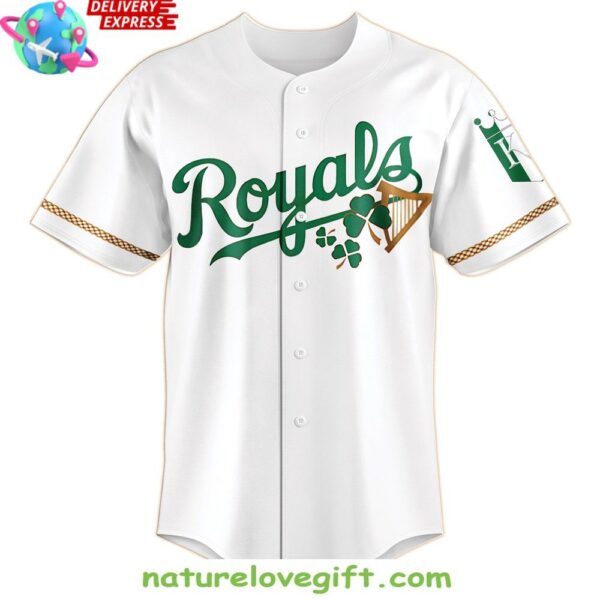 Irish Heritage Night Kansas City Royals Custom Baseball Jersey