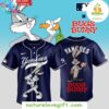 Bugs Bunny Yankees Navy Baseball Jersey