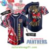 Florida Panthers Custom Hockey Baseball Jersey