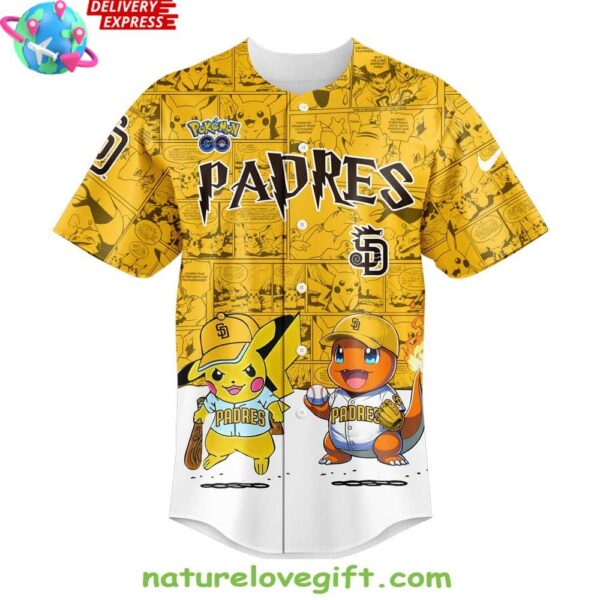 Pokémon GO San Diego Padres Baseball Jersey
