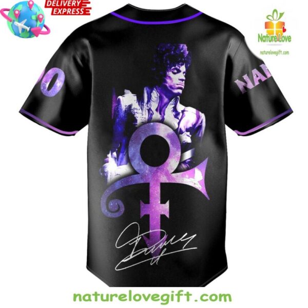 Purple Rain Prince Baseball Jersey Custom