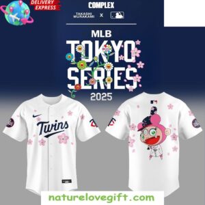 Takashi Murakami MLB Minnesota Twins 2025 Tokyo Series Jersey