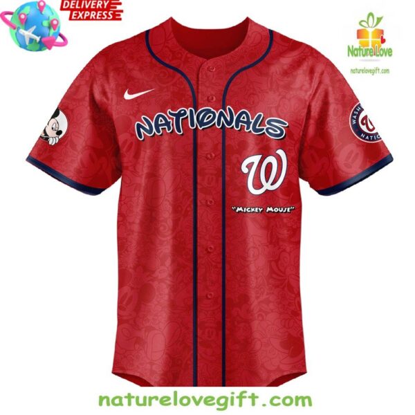 Washington Nationals Mickey Night Baseball Jersey