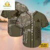 Cleveland Browns NFL Jersey Skull Camo Baseball Shirt Custom Name