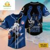Indianapolis Colts NFL Skull Jersey Shirt Custom Name