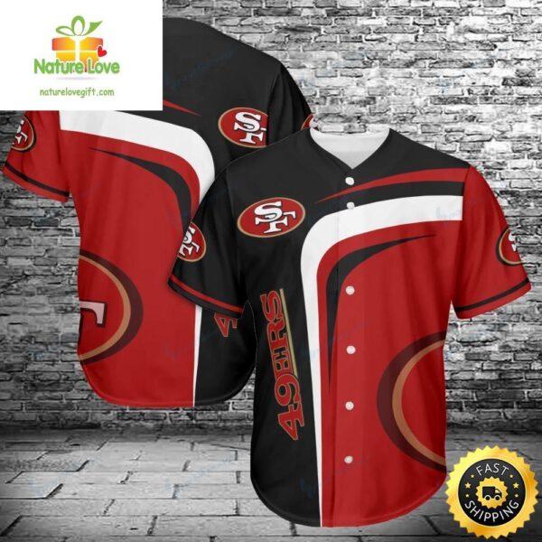 San Francisco 49ers Jersey Cool Baseball Gift for Fans
