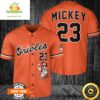 Baltimore Orioles Mickey Mouse Baseball Jersey Orange