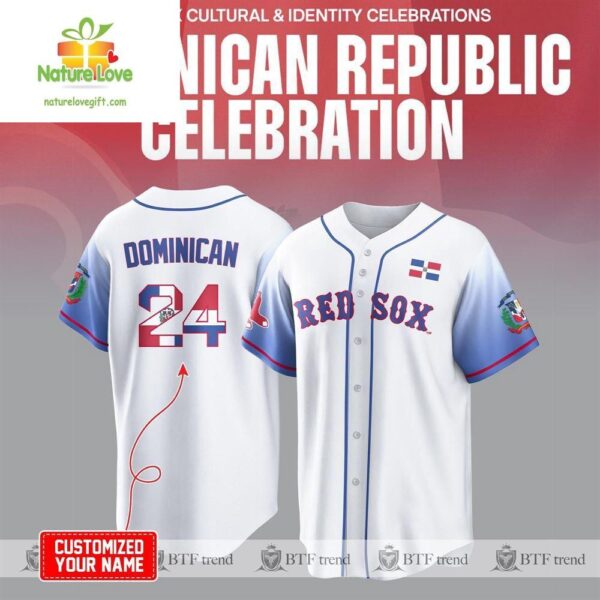 Boston Red Sox 2025 DR Celebration Jersey Custom Name Number