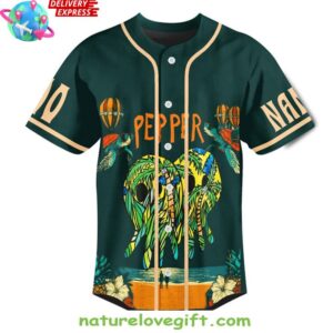 PEPPER BAND DAYTRIPPIN IN PARADISE BASEBALL JERSEY
