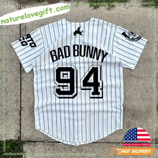 Custom Bad Bunny Concert Jersey Personalized Fan Merch