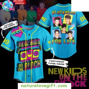 Custom NKOTB Blockhead For Life Jersey Shirt