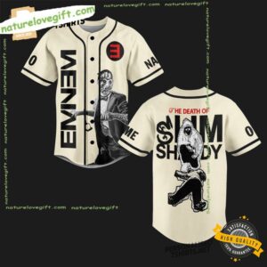 Eminem Death Of Slim Shady Album Baseball Jersey
