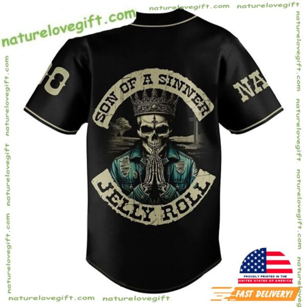 Jelly Roll Tour Baseball Jersey Personalized Beautifully Broken