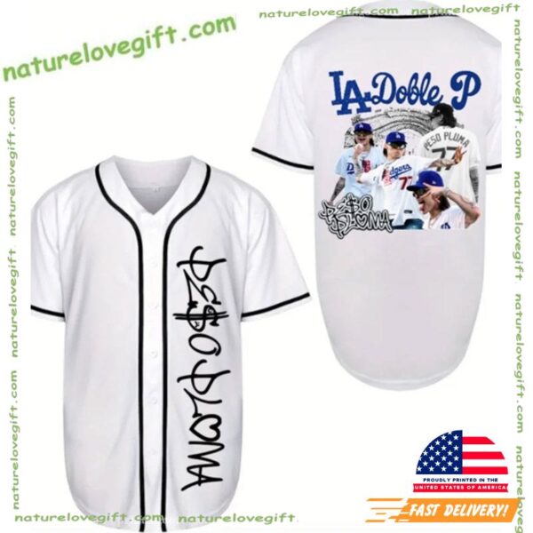 Peso Pluma LA Baseball Jersey Doble P