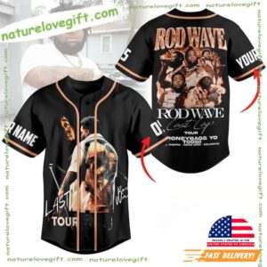 Rod Wave Last Lap Baseball Jersey Custom Personalized