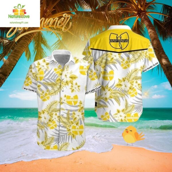 Wu-tang Clan Authentic Hawaiian Floral Beach Wu-Tang Clan Hawaiian Shirt