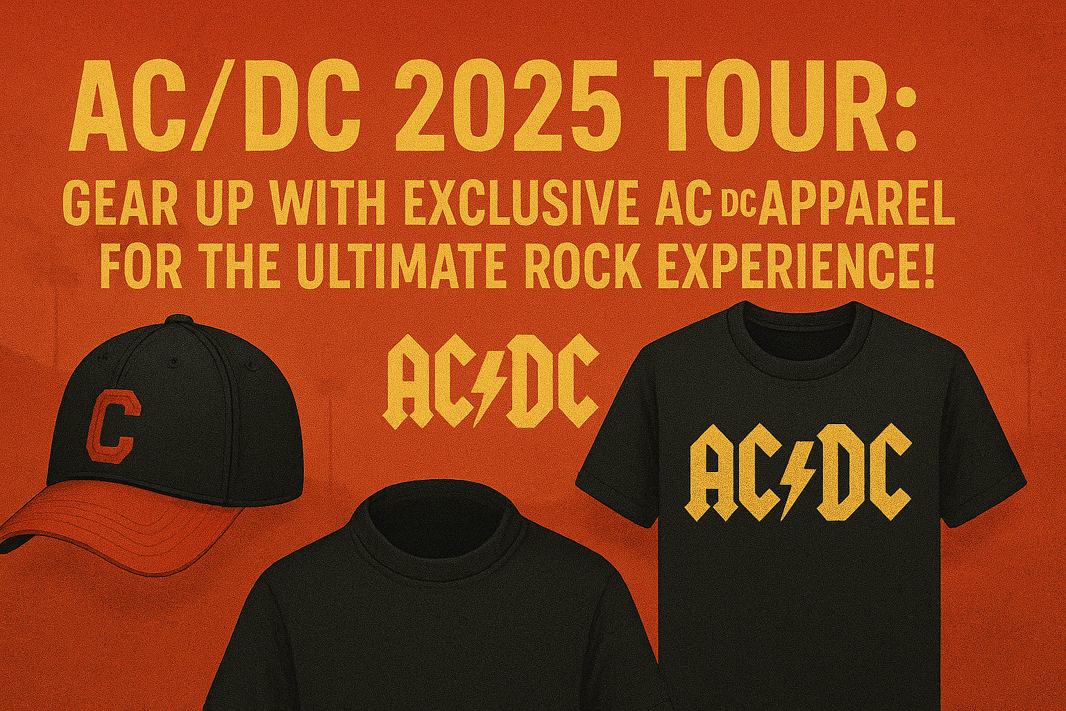 AC/DC 2025 Tour: Gear Up With Exclusive AC/DC Apparel For The Ultimate ...
