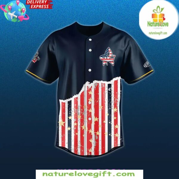Rocket City Trash Pandas 2025 Patriotic Night Jersey