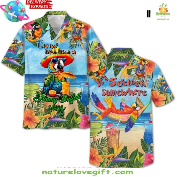 Hawaiian Shirt Jimmy Buffet Margaritaville Summer