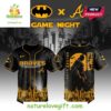 Atlanta Braves MLB Batman Game Night Baseball Jersey