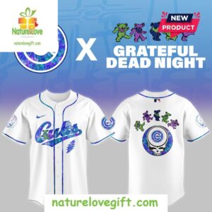 Chicago Cubs 2025 Grateful Dead Night Baseball Jersey
