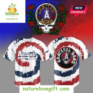 Los Angeles Angels MLB Grateful Dead Baseball Jersey