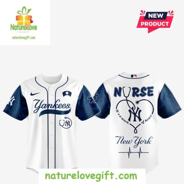 New York Yankees MLB Nurses Game Night Baseball Jersey