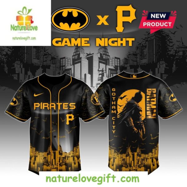 Pittsburgh Pirates MLB Batman Game Night Baseball Jersey