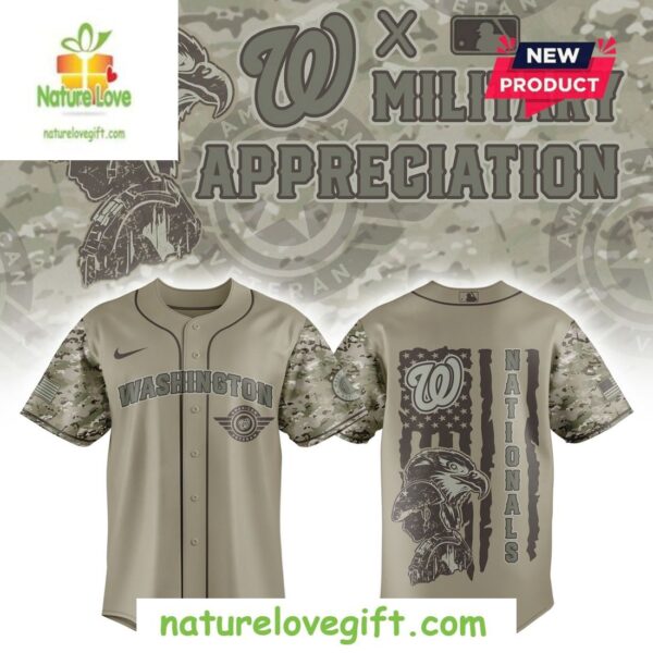 Washington Nationals MLB Veteran U.S 2025 Baseball Jersey