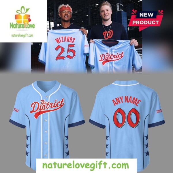 Washington Wizards Basketball City Edition Baseball Jersey