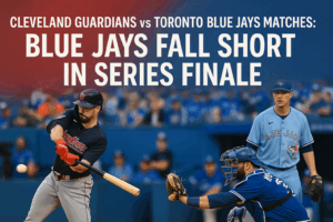 Cleveland Guardians vs Toronto Blue Jays Matches Blue Jays Fall Short in Series Finale