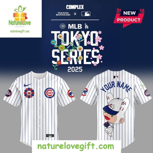 Chicago Cubs Takashi Murakami Tokyo Series Baseball Jersey