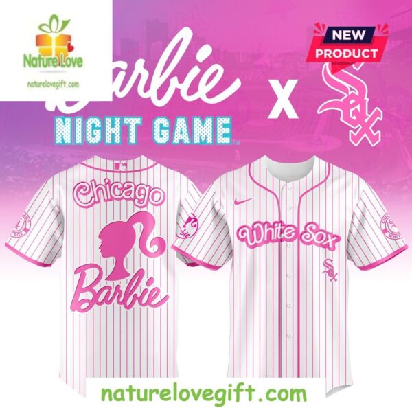 Chicago White Sox MLB Barbie Night Game Baseball Jersey