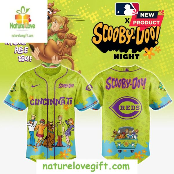 Cincinnati Reds MLB Scooby Doo Baseball Jersey