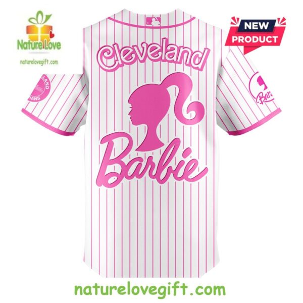 Cleveland Guardians MLB Barbie Night Game Baseball Jersey