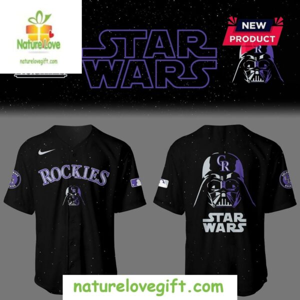 Colorado Rockies Baseball Stars Wars Baseball Jersey